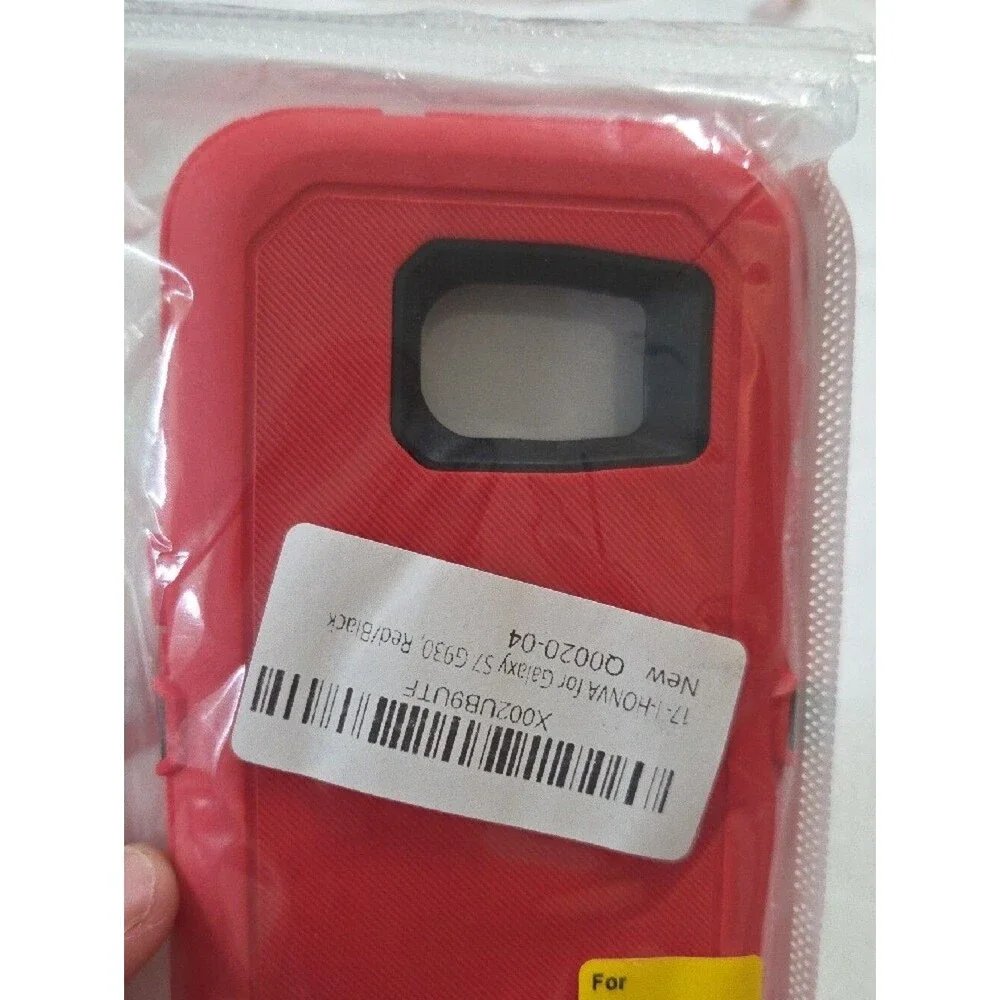 Red Heavy-Duty Phone Case for S7